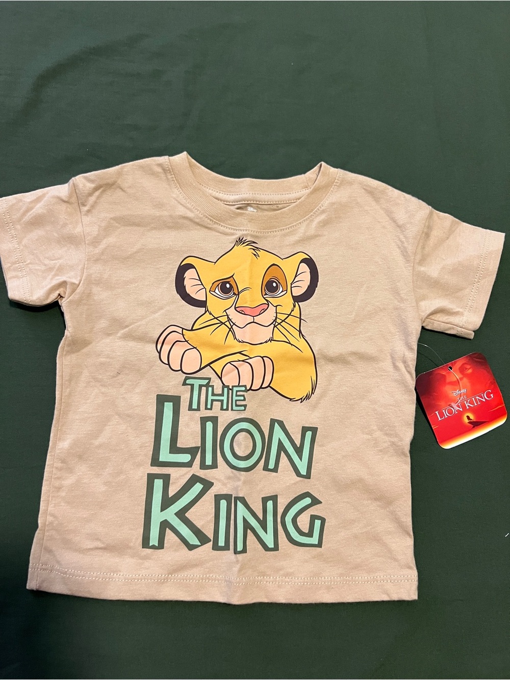Disney The Lion King Beige Tee Size 18M